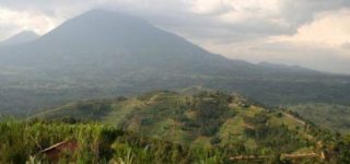 Virunga Mountains in Uganda