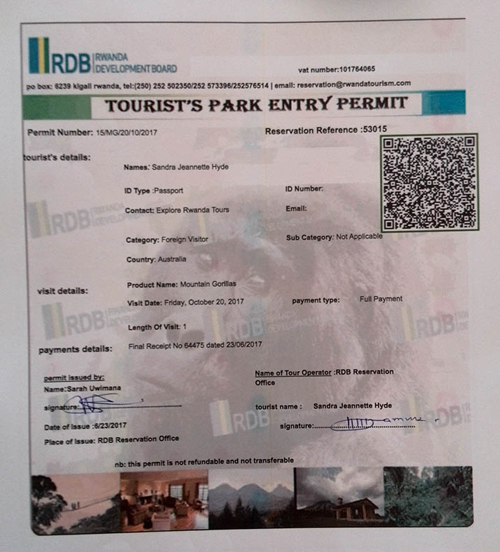 Gorilla Trekking Permits