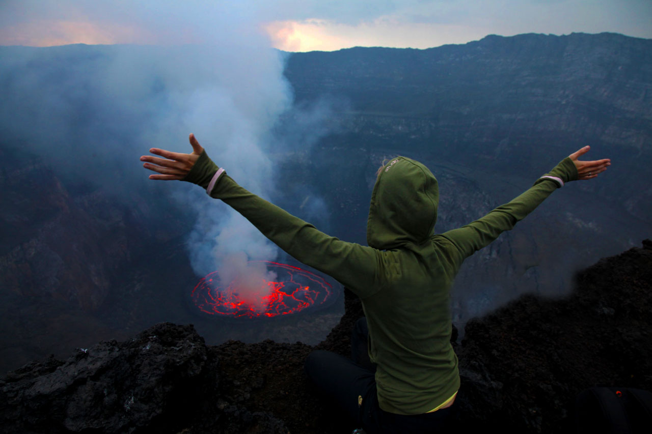 3 Days Mount Nyiragongo from Goma flying