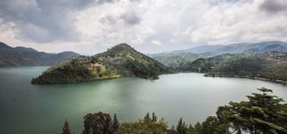 Lake Burera in Rwanda