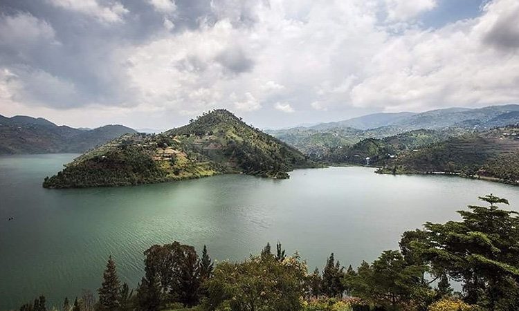 Lake Burera in Rwanda