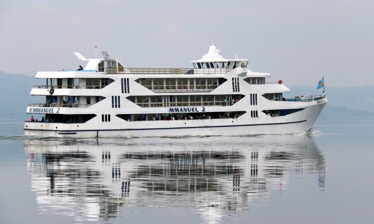 Sailing on Lake Kivu